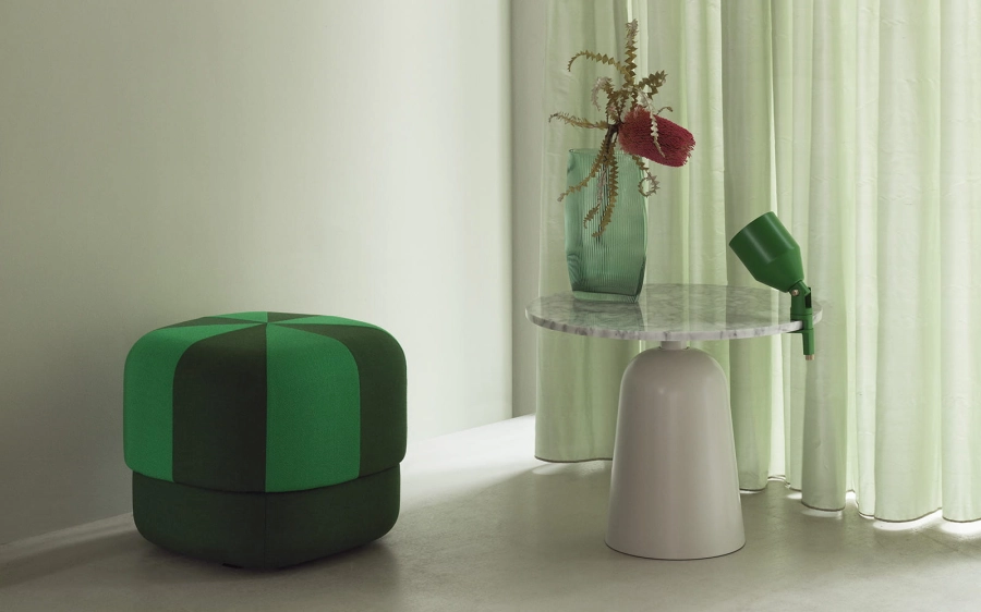 2022_Circus_Pouf_Duo_Small_Green_Turn_Table_White_Marble_Klip_Lamp_Green_Tide_Vase_01.jpeg