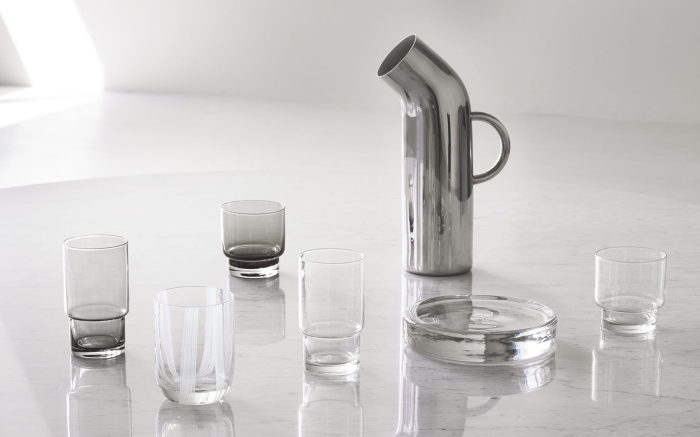 2022_Hue_Glass_Stripe_Glass_Mass_dish_Fit_Glass_Pipe_Pitcher_Group.jpeg