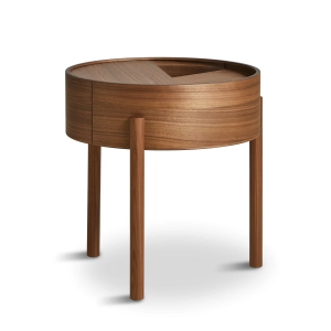 WOUD stolik ARC orzech ⌀ 42 cm