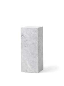 AUDO COPENHAGEN piedestał PLINTH marmur biały
