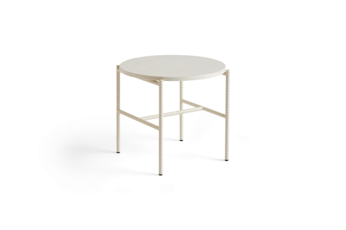 AD132-A390-AK86_Rebar Side Table Ø45xH40.5_beige marble tabletop_alabaster powder coated steel frame.jpg