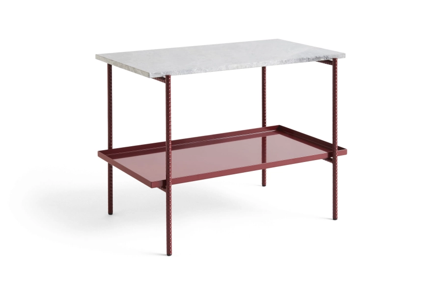 AD130-A391-AK87_Rebar Side Table L75xW44xH55_grey marble tabletop_barn red powder coated steel tray and frame.jpg
