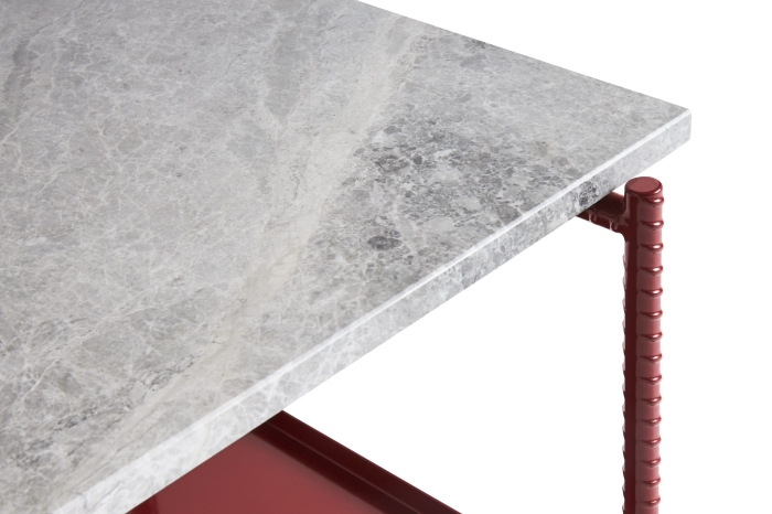 AD130-A391-AK87_Rebar Side Table L75xW44xH55_grey marble tabletop_barn red powder coated steel tray and frame_detail 01.jpg