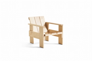 HAY krzesło CRATE LOUNGE sosna lakierowana 