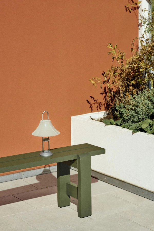 Weekday bench olive wb lacquered pinewood_Mousqueton Lamp oyster white.jpg