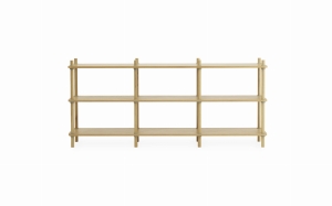 NORMANN COPENHAGEN regał JAM 8 dąb/ szary