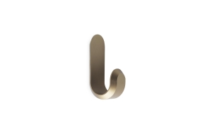 NORMANN COPENHAGEN haczyk ścienny CURVE MINI 2 szt matowy złoty