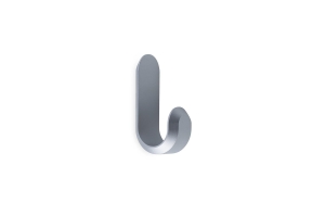 NORMANN COPENHAGEN haczyk ścienny CURVE MINI 2 szt matowy srebrny