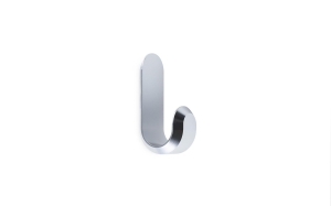 NORMANN COPENHAGEN haczyk ścienny CURVE MINI 2 szt srebrny