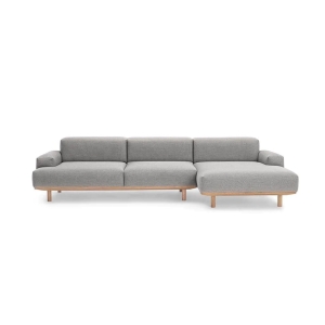BRUUNMUNCH sofa 2-osobowa z szezlongiem REASON