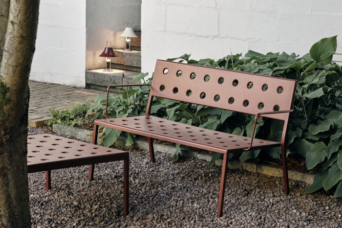 Balcony Lounge Bench with arm_Balcony Low Table Square iron red.jpg