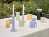 Borosilicate Jug family_Borosilicate Cuisine Bowl light blue jade_ French Press Brewer aqua_Borosilicate Mug set of 2 jade light blue and jade yellow and jade light green_Wavy Candleholder fam.jpg