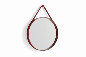 HAY lustro STRAP NO 2 Ø50 cm czerwone 