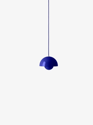 &Tradition lampa wisząca FLOWERPOT VP1 cobalt blue