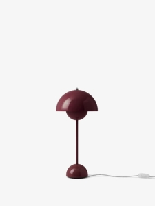 &Tradition lampa stołowa FLOWERPOT VP3 dark plum