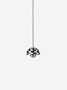 &Tradition lampa wisząca FLOWERPOT VP1 pattern black/white 