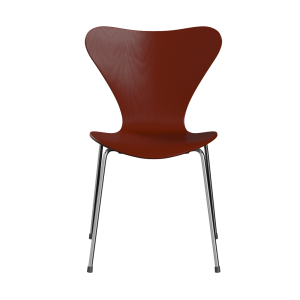 FRITZ HANSEN krzesło SERIES 7 fornir barwiony, wenecka czerwień