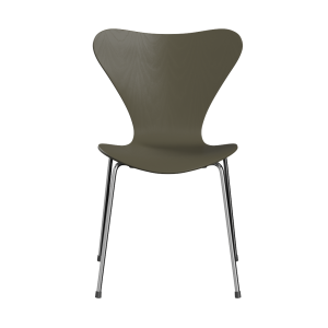 FRITZ HANSEN krzesło SERIES 7 fornir barwiony, oliwkowy