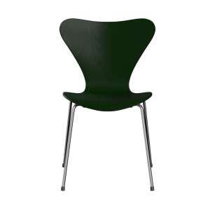 FRITZ HANSEN krzesło SERIES 7 fornir barwiony, ciemny zielony