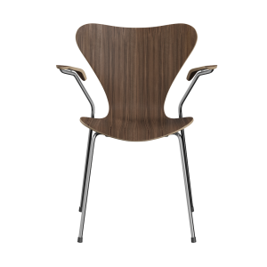 FRITZ HANSEN krzesło z podłokietnikami SERIES 7 fornir naturalny,  orzech