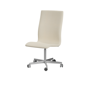 FRITZ HANSEN krzesło tapicerowane na kółkach OXFORD 5-STAR średnie, różne kolory