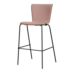 FRITZ HANSEN krzesło barowe wysokie VICO DUO, tapicerowany front, różne kolory