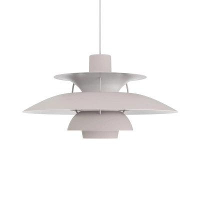 LOUIS POULSEN lampa wisząca PH 5 MONOCHROME oyster grey