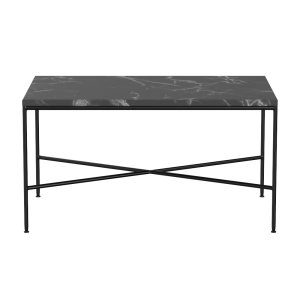 FRITZ HANSEN stolik kawowy PLANNER prostokątny 75x45 marmur czarny