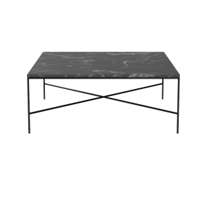 FRITZ HANSEN stolik kawowy PLANNER kwadratowy 100x100 marmur czarny