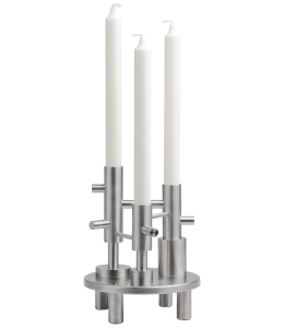 FRITZ HANSEN świecznik CANDLEHOLDER LARGE stal nierdzewna