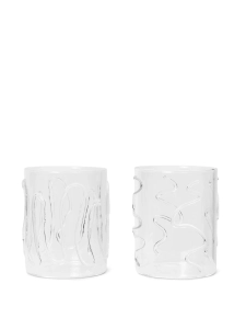 FERM LIVING szklanki DOODLE wysokie
