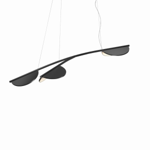 FLOS lampa wisząca ALMENDRA S3 Y SHORT antracyt
