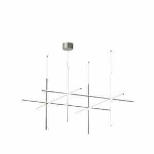 FLOS lampa wisząca COORDINATES S4 srebrna