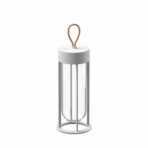 FLOS lampa przenośna IN VITRO biała