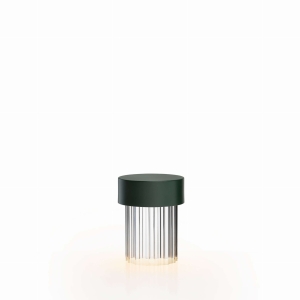 FLOS lampa przenośna LAST ORDER FLUTED matowa zieleń