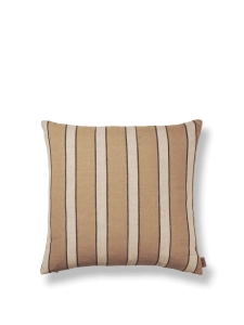 FERM LIVING poduszka BROWN COTTON paski