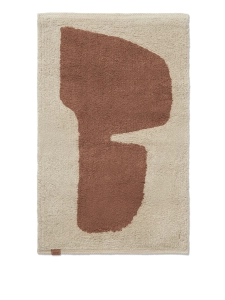 FERM LIVING mata  LAY WASHABLE  rdzawa/naturalna