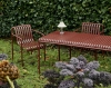 Palissade Dining Armchair iron red_Palissade Table L170xW90xH75 iron red_Mousqueton Portable oyster white.jpg