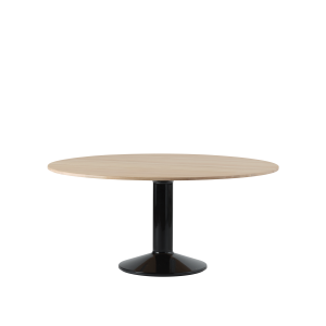 MUUTO stół okrągły MIDST Ø160cm dąb olejowany / czarny