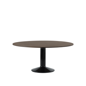 MUUTO stół okrągły MIDST Ø160cm ciemny dąb / czarny