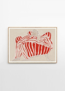 THE POSTER CLUB druk artystyczny RED CHAIR