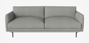 BOLIA sofa 2,5-osobowa LOMI czarne nogi