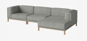 BOLIA sofa modułowa 6 COSY czarny buk