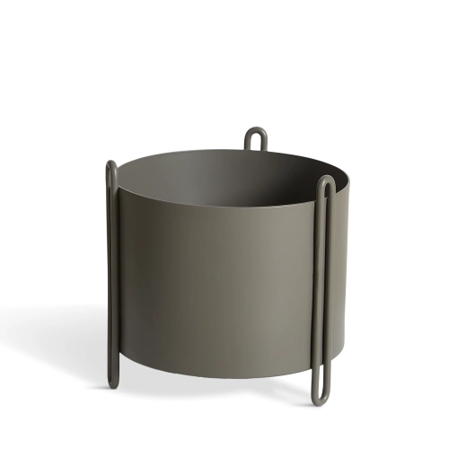 WOUD doniczka PIDESTALL S  taupe