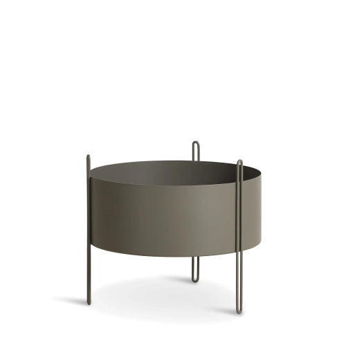 WOUD doniczka PIDESTALL M  taupe