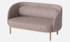BOLIA skandynawska  sofa 2-osobowa FUUGA z białymi, olejowanymi nóżkami
