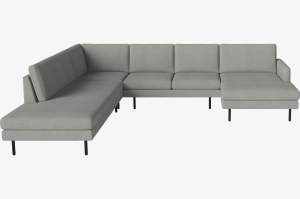 BOLIA sofa 5-osobowa narożna SCANDINAVIA REMIX prawy szezlong