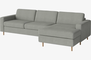 BOLIA sofa rozkładana 2,5-osobowa z szezlongiem SCANDINAVIA prawa