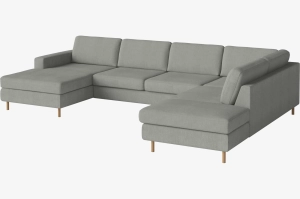 BOLIA sofa narożna 5-osobowa otwarta z szezlongiem SCANDINAVIA lewa
