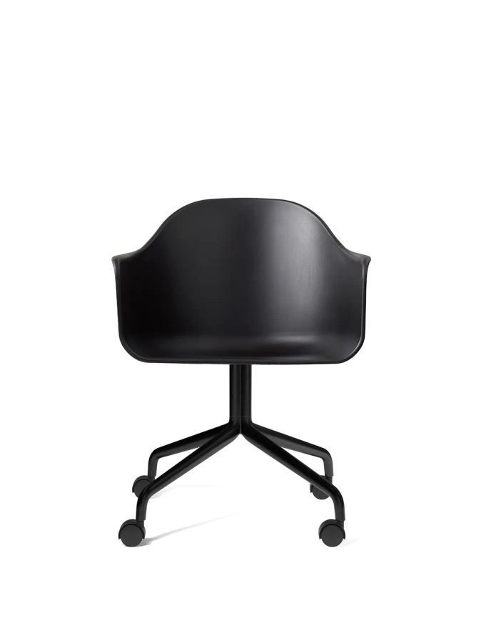 9391000-0000ZZZZ_Harbour_Dining_Chair_Black_Swivel_W_Casters_Black_Plastic_Front.webp